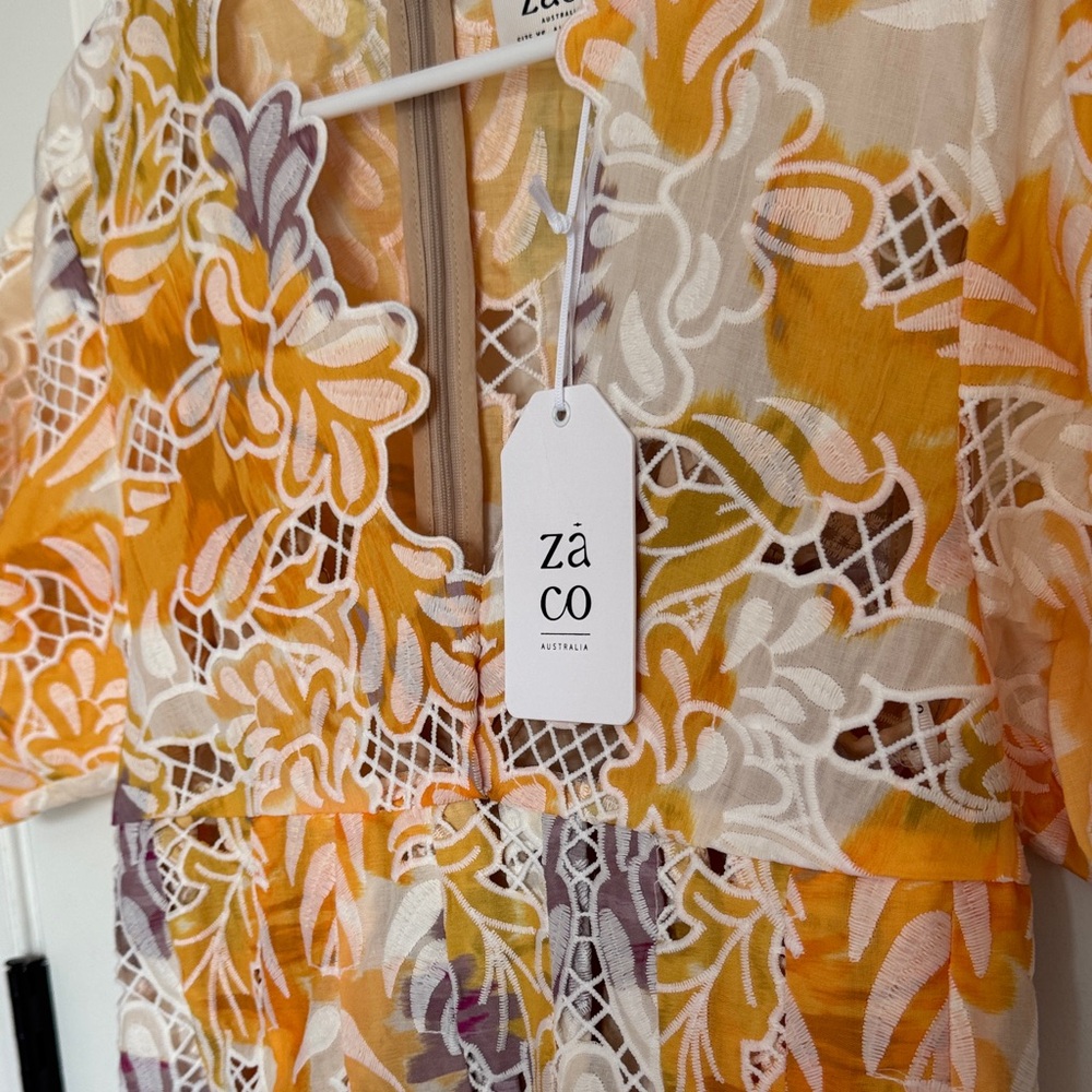 Zaco’s Multicolor Lace Dress NEW WITH TAGS - Picture 4 of 7